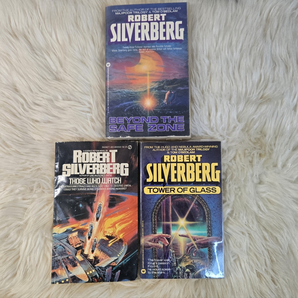 Vintage Robert Silverberg Classic Retro Sci-Fi Bundle Lot Books